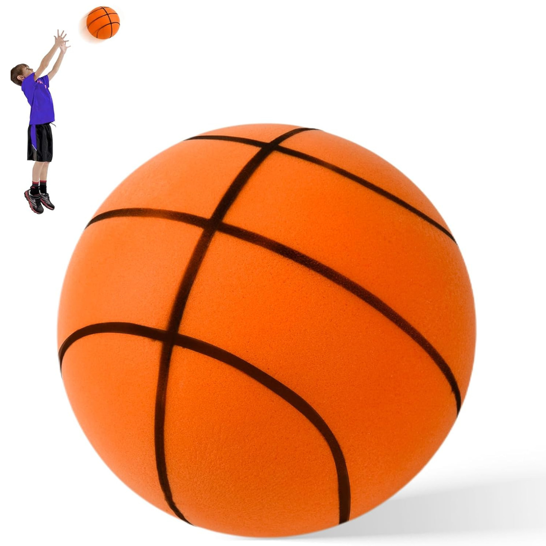 Balón de baloncesto silencioso de espuma para interiores y niños